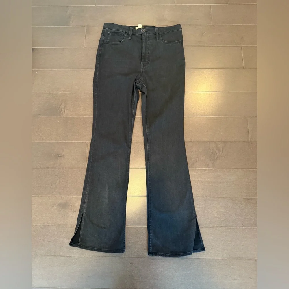 MADEWELL Roadtripper Skinny Flare Black Jeans - Picture 2 of 9